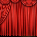 Полотно, закрывающее сцену от зрителей в театре - CodyCross